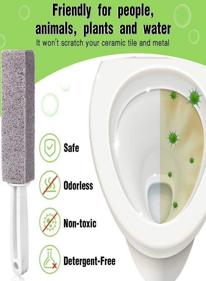 Vesici 20 Pack Pumice Toilet Bowl Cleaner Pumice Stone with Long Handle Toilet Stone Cleaning Block for Bath Grout Pool Kitchen Tubs Showers - Image 4